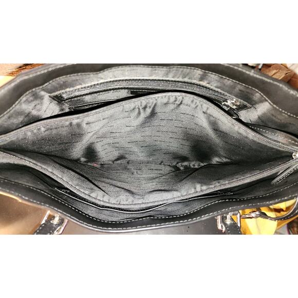 Michael Kors Black Signature Voyager East West Tote - Picture 5 of 10